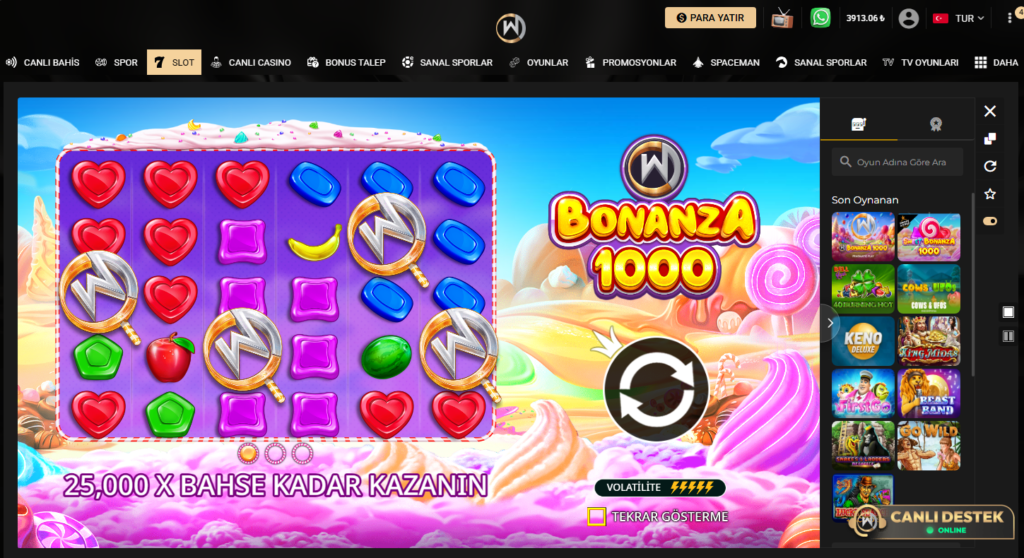 WBahis Bonanza 1000