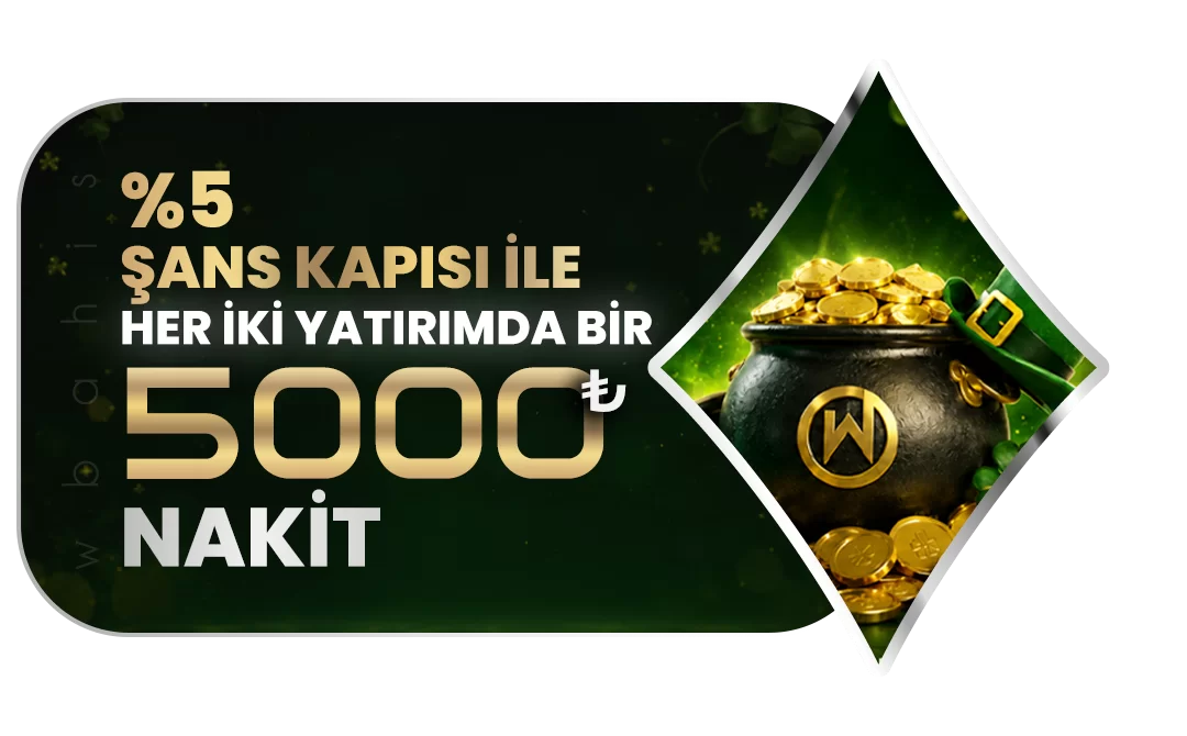 %5 şans kapısı açıldı